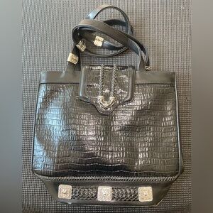 Black Elegant Nylon Purse